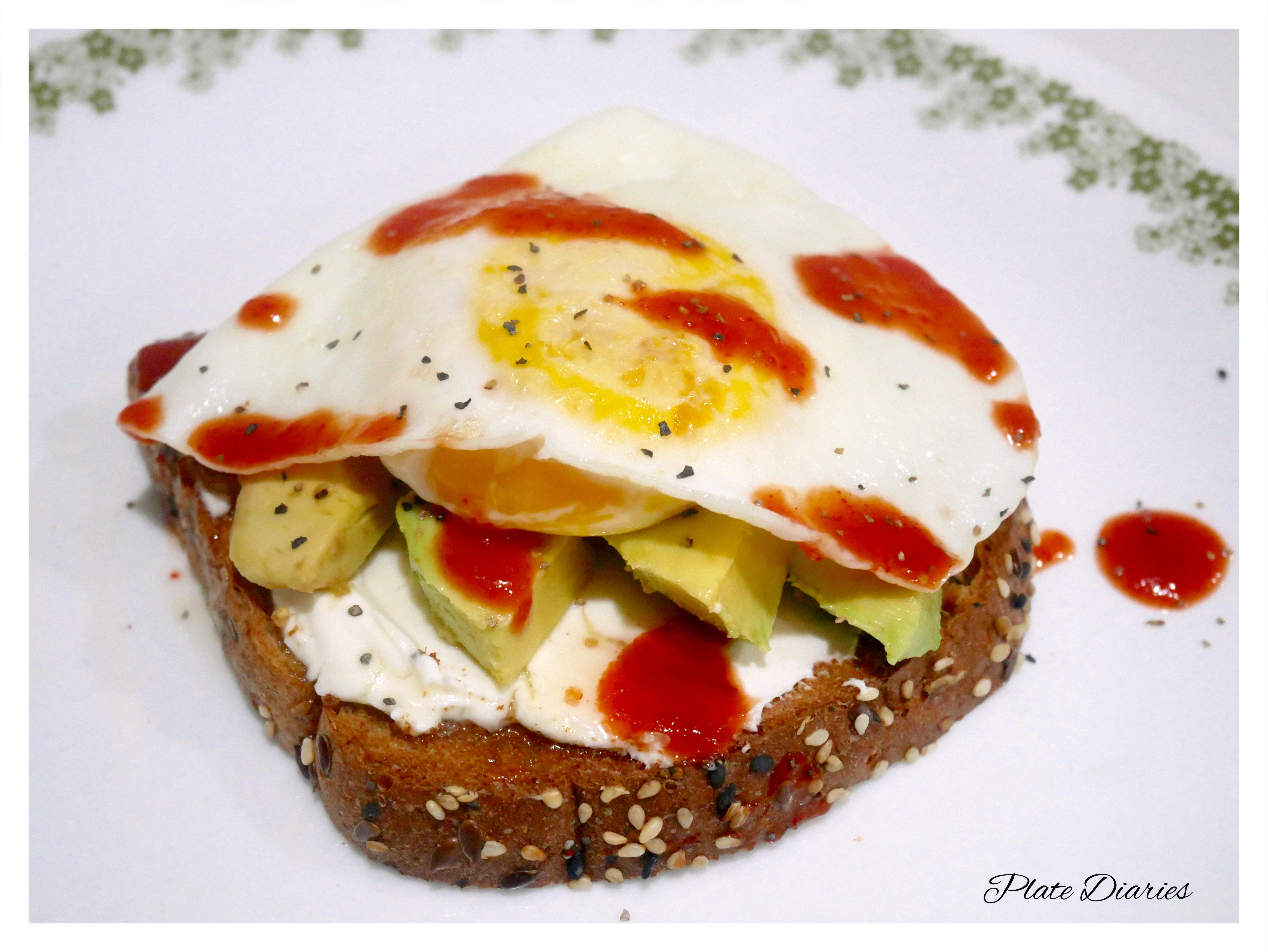 Avocado Sriracha Toast