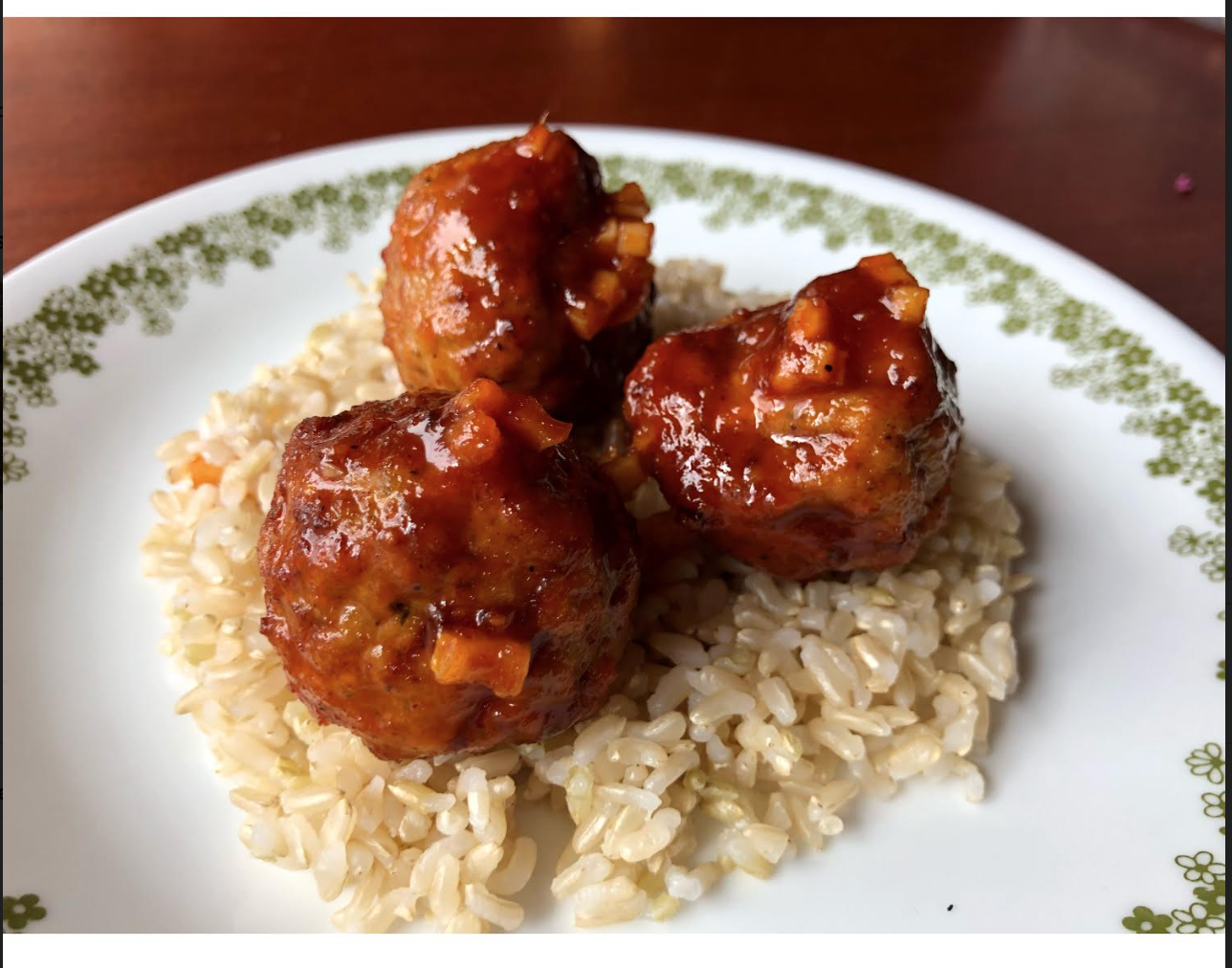 Honey Sriracha Meatballs